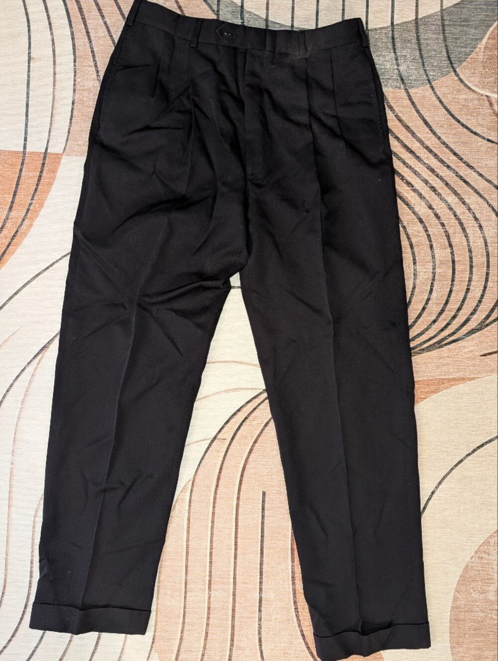 Tommy Hilfiger Classic American Tailored Trouser, Navy Blue, Men's 34x32